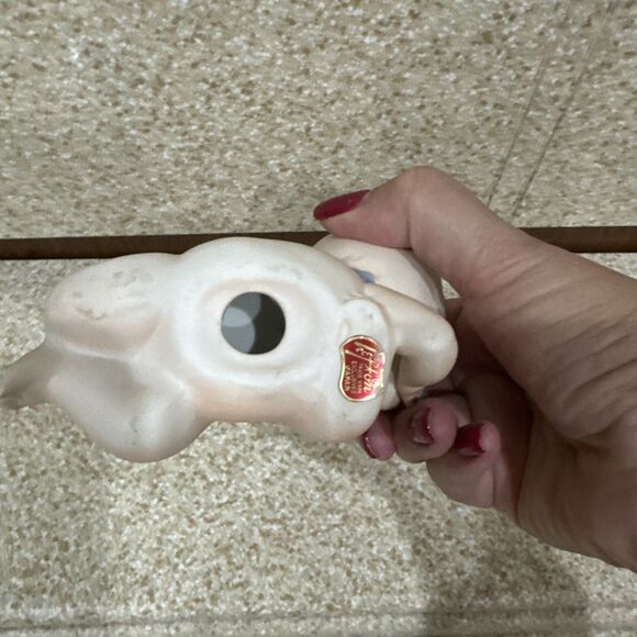 Kewpie Figurine Lefton Porcelain Piano baby Winking Laying On Tummy KW228 - Picture 4 of 6